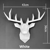 3D Animal Head Wall Hanging Sculpture