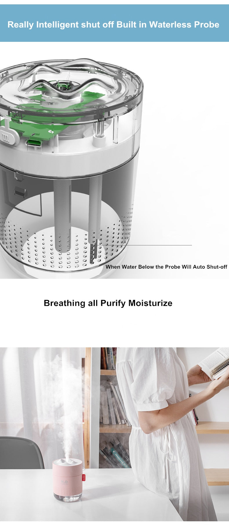 White Snow Mountain Humidifier