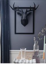 3D Animal Head Wall Hanging Sculpture