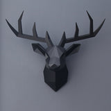 3D Animal Head Wall Hanging Sculpture