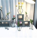 Nordic Retro Iron Line Flower Vase