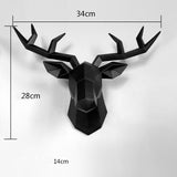 3D Animal Head Wall Hanging Sculpture