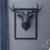 3D Animal Head Wall Hanging Sculpture