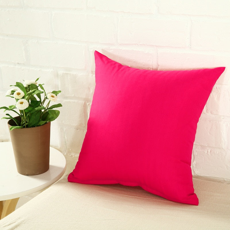 Vibrant Candy Color Pillow Covers