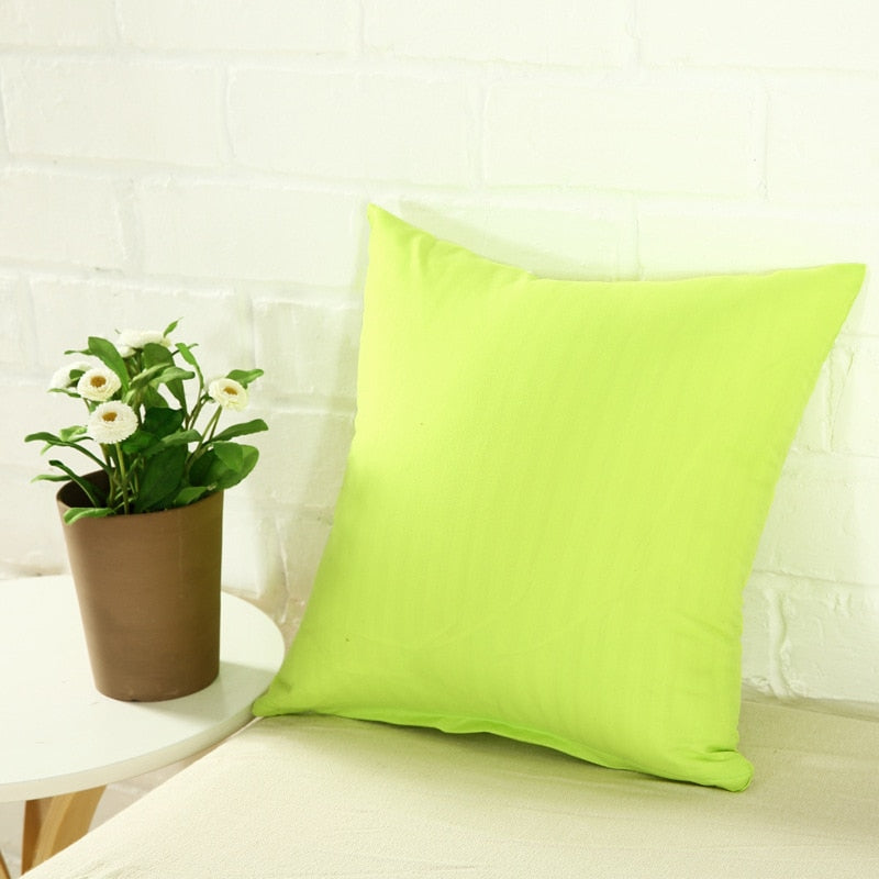 Vibrant Candy Color Pillow Covers