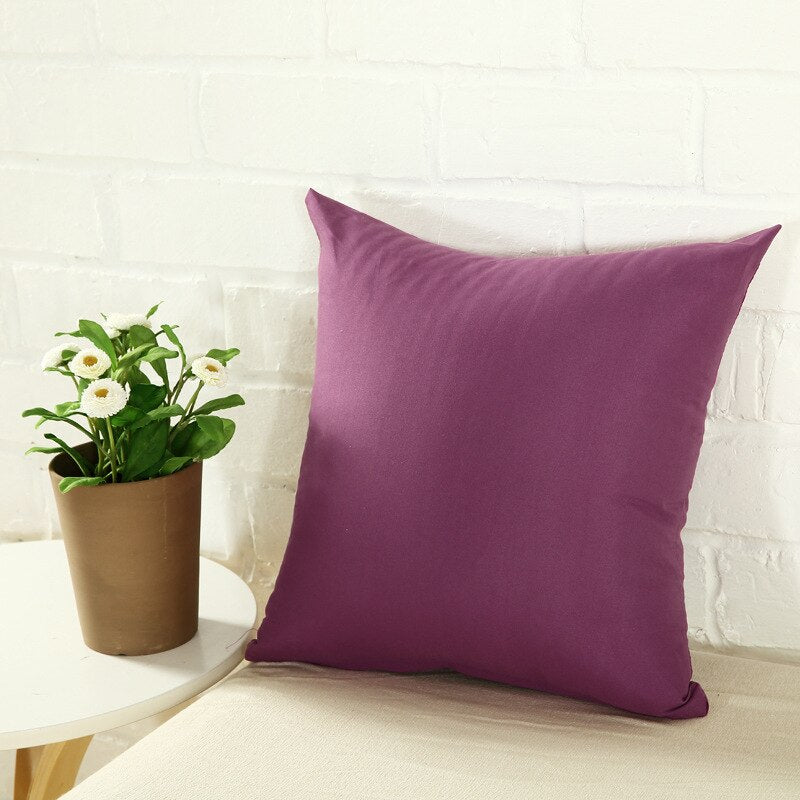 Vibrant Candy Color Pillow Covers