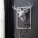 3D Animal Head Wall Hanging Sculpture