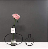 Nordic Retro Iron Line Flower Vase