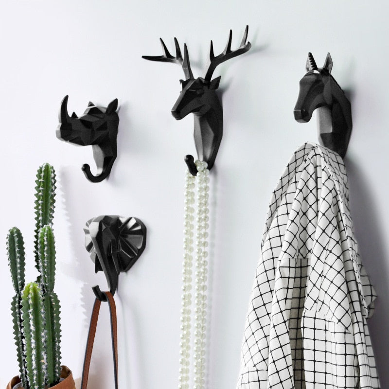 Nordic Deer Wall Hanging Coat Hook