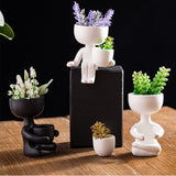 Creative Humanoid Ceramic Flower Pot