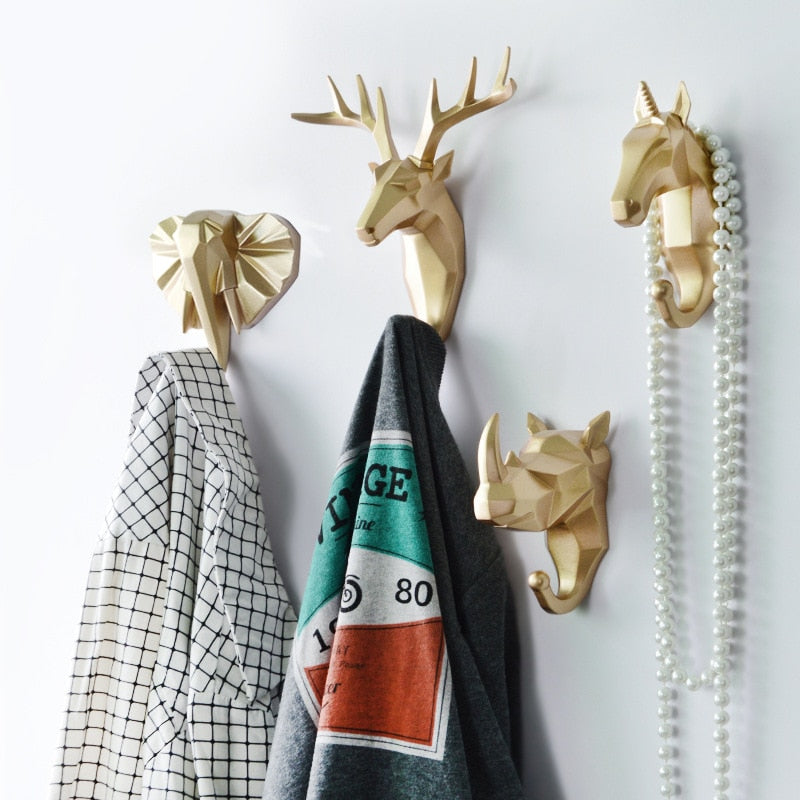 Nordic Deer Wall Hanging Coat Hook