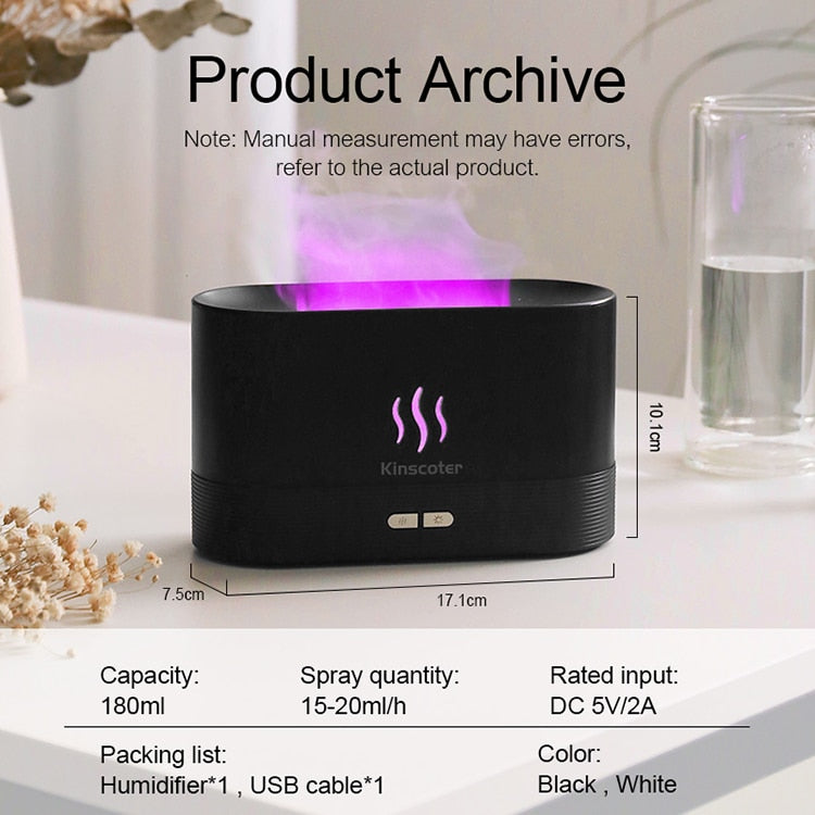 KS Flame Lamp Aroma Diffuser