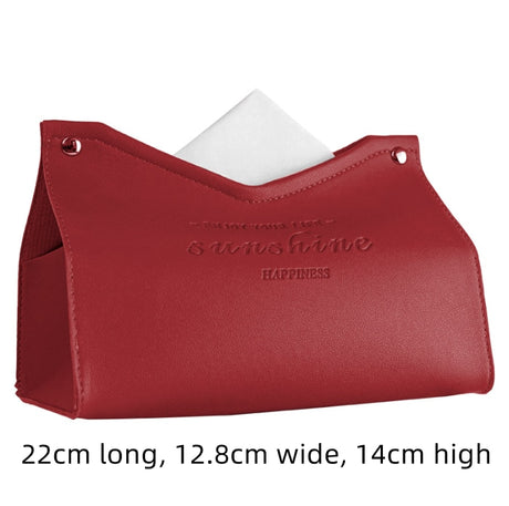 Nordic Leather Tissue Box