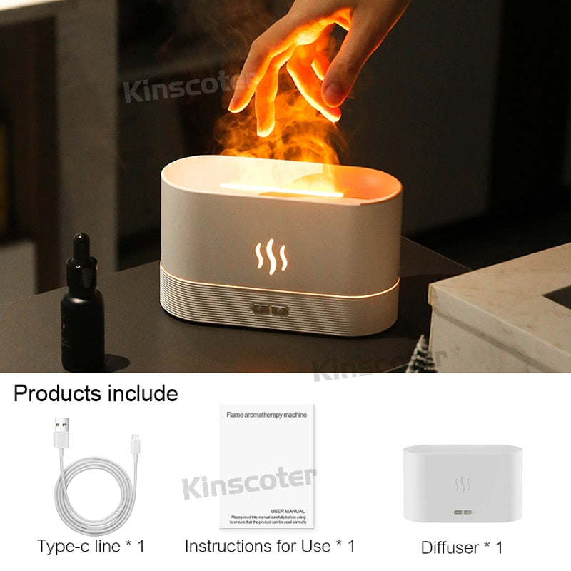 KS Flame Lamp Aroma Diffuser