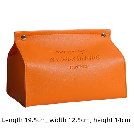 Nordic Leather Tissue Box