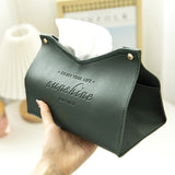 Nordic Leather Tissue Box