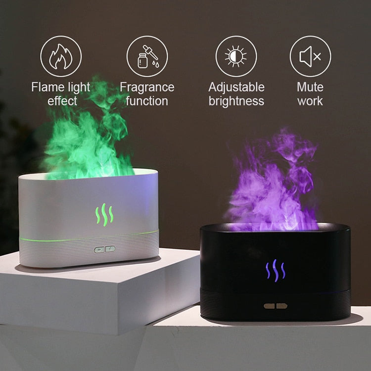 KS Flame Lamp Aroma Diffuser