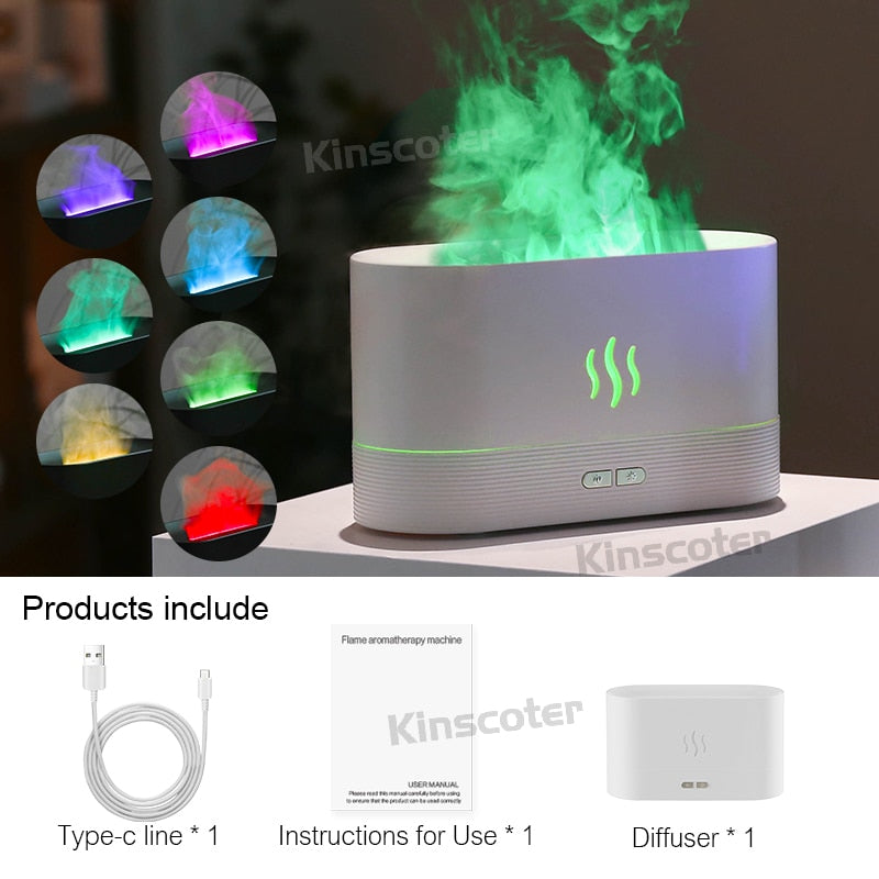 KS Flame Lamp Aroma Diffuser