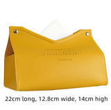 Nordic Leather Tissue Box