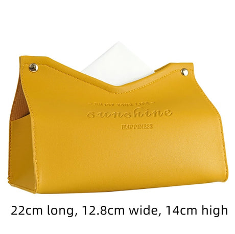 Nordic Leather Tissue Box