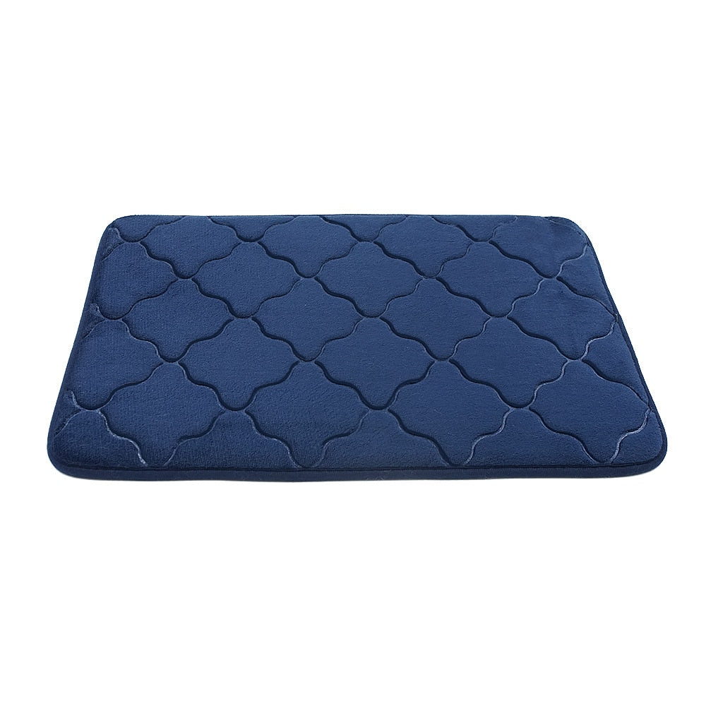 Cobblestone Embossed Bathroom Bath Mat