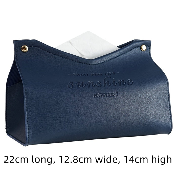 Nordic Leather Tissue Box