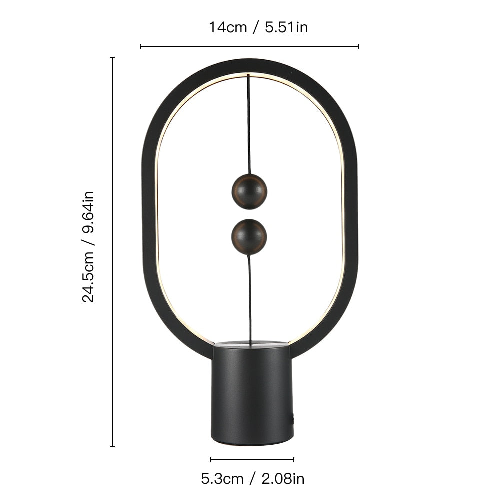 Levitate Lamp: Magnetic Balance Night Light