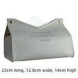 Nordic Leather Tissue Box