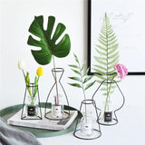 Nordic Retro Iron Line Flower Vase