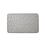 Cobblestone Embossed Bathroom Bath Mat