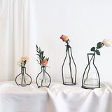 Nordic Retro Iron Line Flower Vase