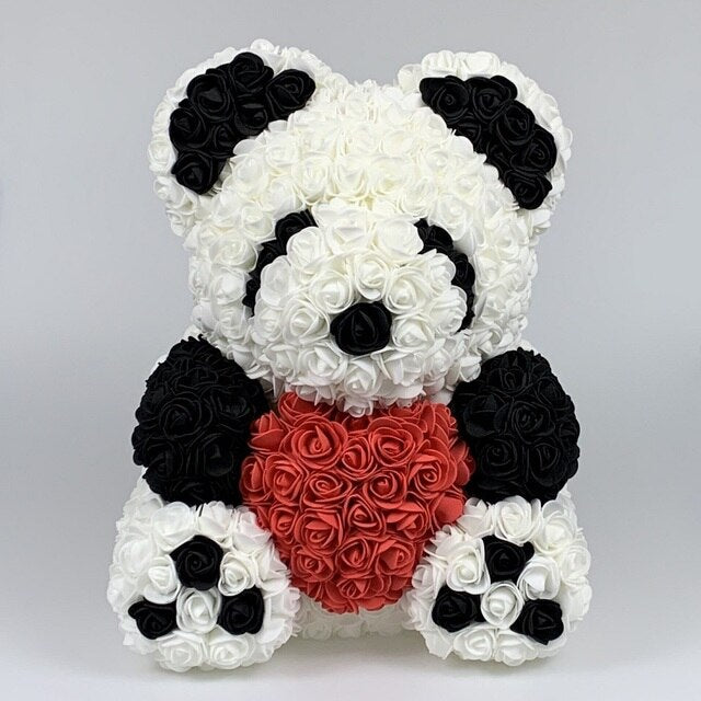 Rose Panda Bear